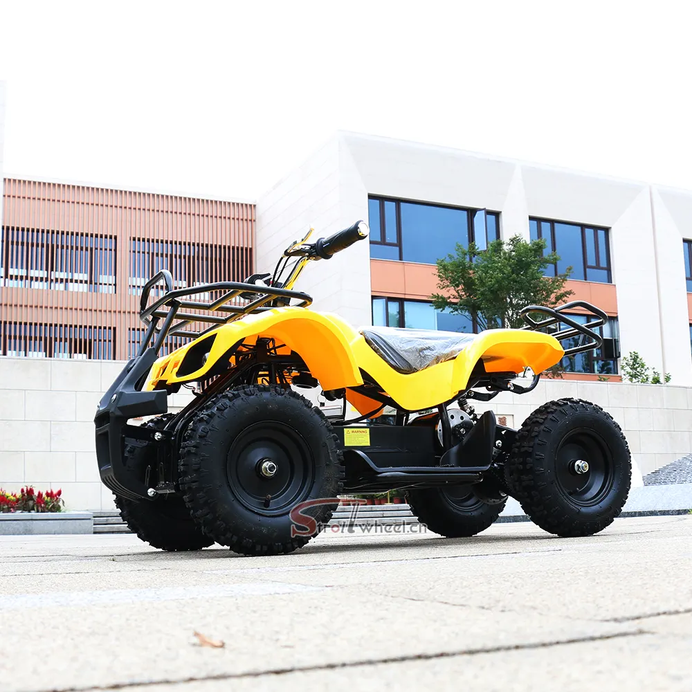 Yeni model alüminyum alaşımlı çerçeve malzeme yetişkin elektrik atv 48v ucuz çocuklar elektrikli arazi aracı büyük tekerlek ile