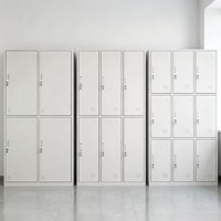 Casier en acier commercial multi-portes grande capacité, robuste et verrouillable, pour salle de sport, vestiaire, bureau