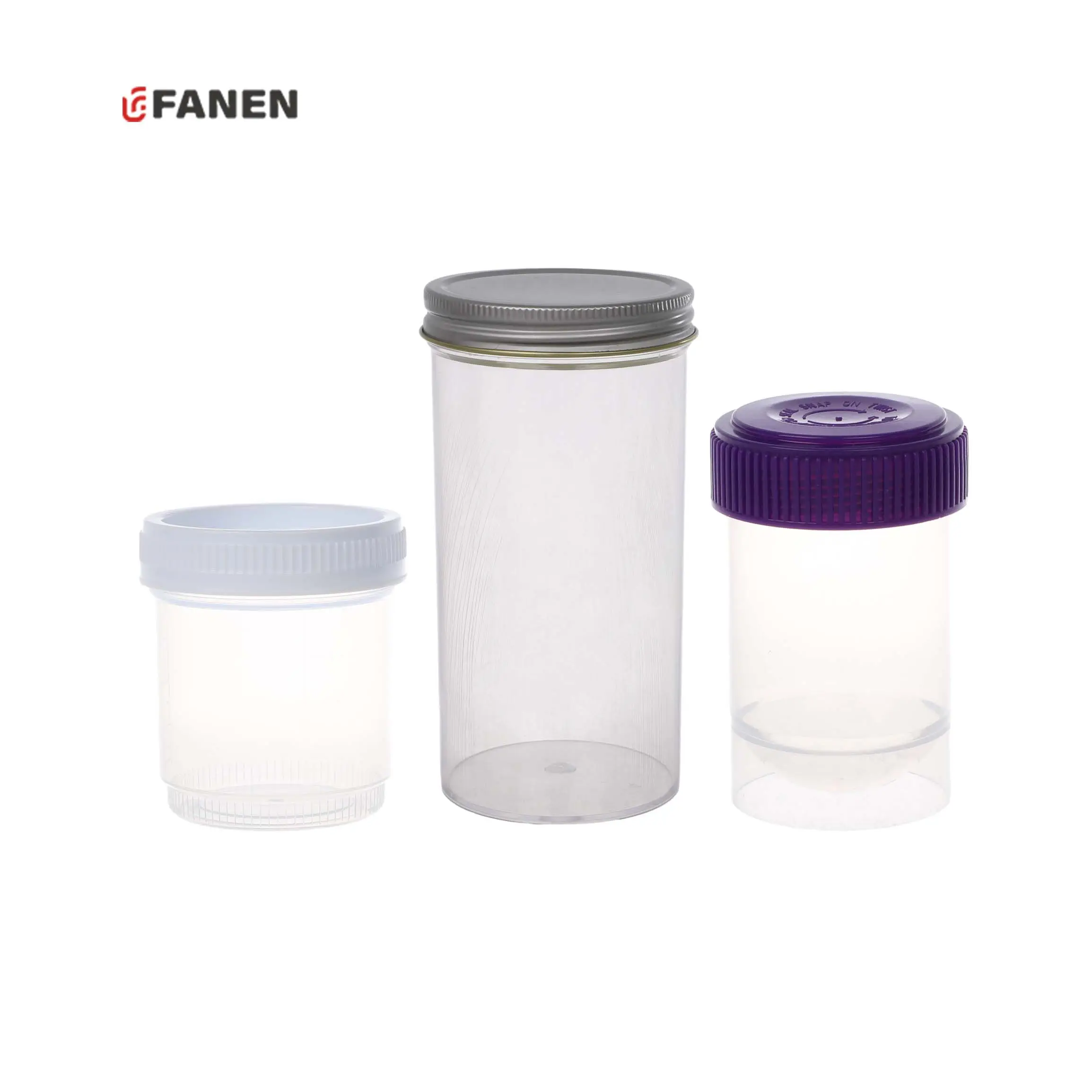 Fanen Specimen Cup With Iron 100ml 150ml 250ml cuplab test specimen container