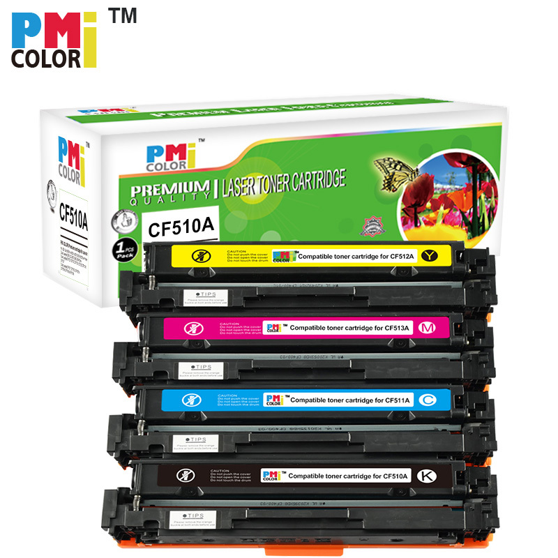 Совместимый картридж с тонером CF510A CF510 510A CF511A CF512A CF513A 204A для hp Color LaserJet Pro MFP M180nw