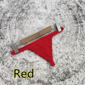 Sous-vêtements string sexy en crochet fait main pour femmes européennes et américaines, en acrylique solide antibactérien, style bohème, pour la baignade au <span class=keywords><strong>soleil</strong></span> - Product Image 2