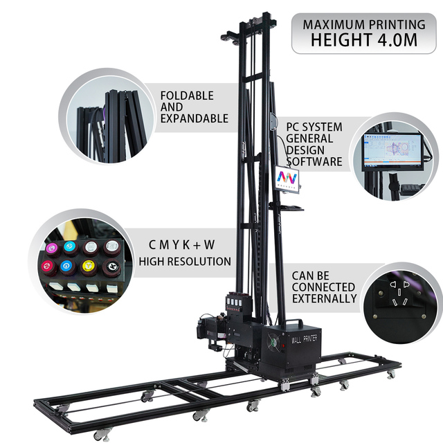 3D Vertical UV Wall Printer | VPJet4.0 Wall Painting Machine | Factory Price