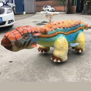 Dinosauri Cavalcabili Ricaricabili Elettrici Animatronici Giocattoli Dinosauro Scooter con Luci e Timer per Bambini - Product Image 2