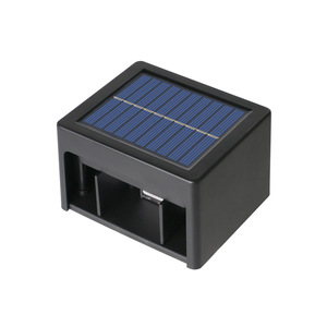 <b>Solar</b> Wall Lamp Outdoor LED Waterproof Aluminum Alloy 20 Degree Beam Angle For Garden Fence Gate <b>Deck</b> <b>Lighting</b> - Product Image 5