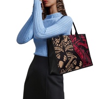 Sac fourre-tout personnalisé à faible MOQ, populaire, double face, entièrement imprimé, sac à bandoulière pour femme, incontournable