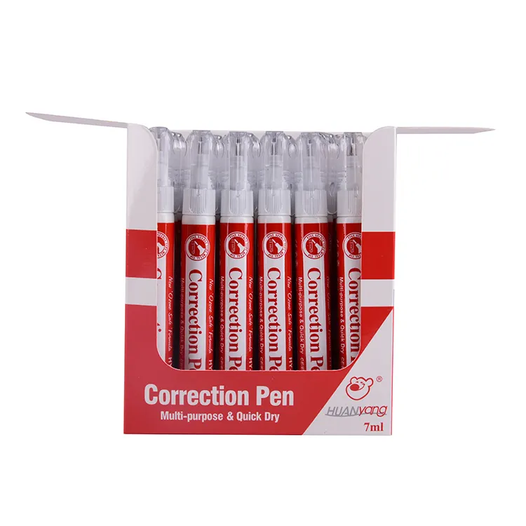 Buena calidad multi-propósito de secado rápido seguro corrector papelería corrección pluma