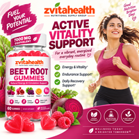 Gummies de Betterave à Marque Blanche Saveur Personnalisée Soutien Circulatoire Santé Cardiaque Stimulateur d'Oxyde Nitrique Complément Végétalien