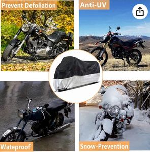 Funda Impermeable para Motocicleta con Orificios para Candado y Bolsa de Almacenamiento - Product Image 4