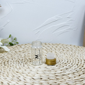Frosted Amber <b>10ml</b> Glass <b>Bottle</b> with Aluminum Cap for Essential Oil Packaging - Product Image 1