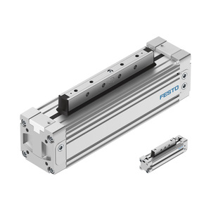 Actuador de Accionamiento Directo Serie Festo DGC-K 25 200 PPV A GK, Cilindro Sin Vástago, Cuerpo de Aluminio, Tipo Émbolo de Doble Acción - Product Image 4