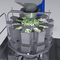 Machine de remplissage automatique de flacons en verre pour cornichons, pâtes, granulés et concombres marinés, avec haute précision