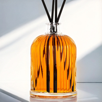 Grand flacon diffuseur de parfum en verre transparent de luxe de 1000 ml en stock avec bouchon