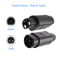 Adaptateur AC 230V 32A TYPE 2 vers TESLA Adaptateur de charge IP67 EV pour Tesla Model S/3/Y