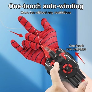 Giocattoli da Polso YT Supereroe Spiderman con Lanciatore, Guanti, Arco e Frecce, Giocattoli Cosplay con Rete di Filo per Ragazzi - Product Image 3