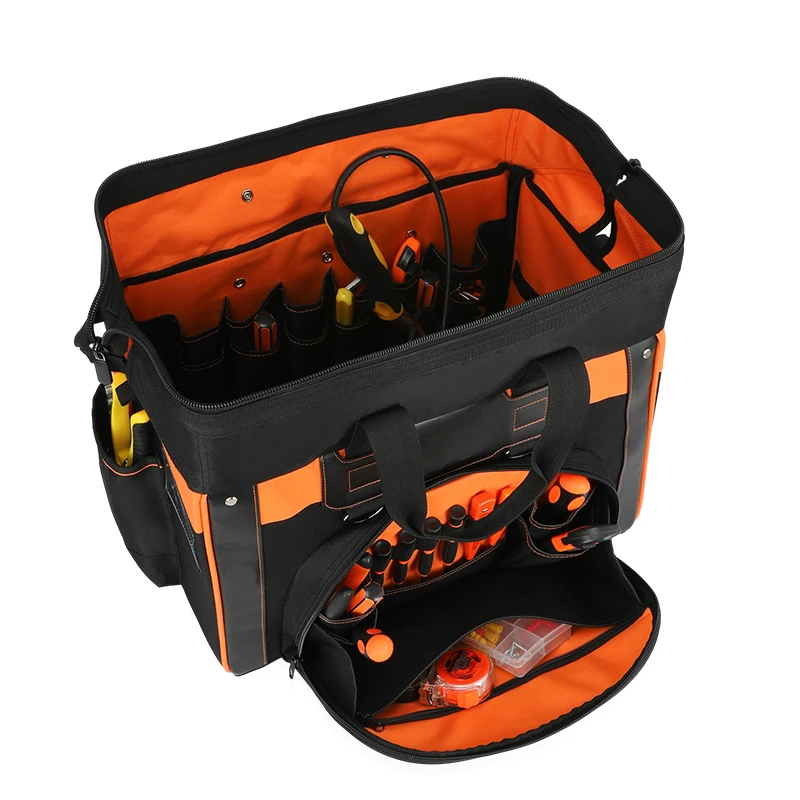 OEM Custom Heavy Duty Tool Trolley Bag Large Capacity Rolling Tool Storage Bag