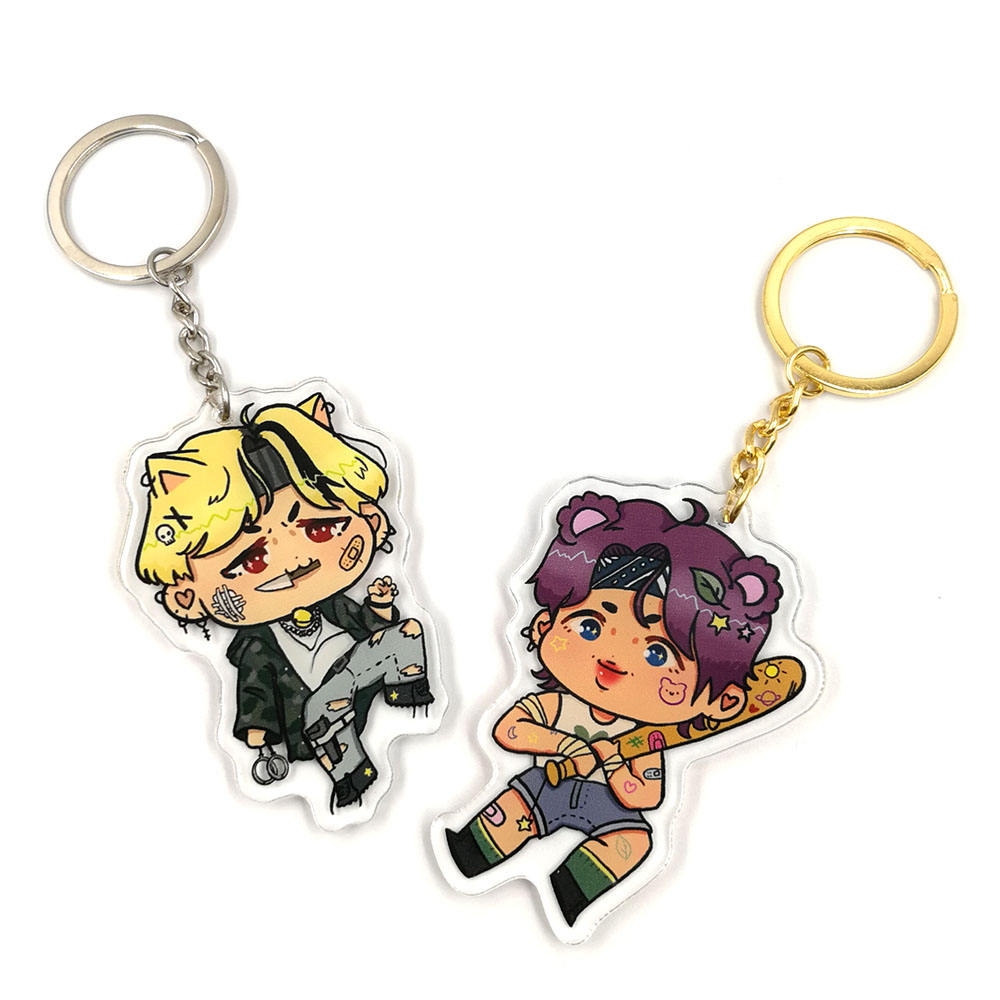 พวงกุญแจการ์ตูน