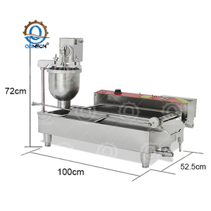 Thép không gỉ xây dựng tự động định hình có thể điều chỉnh thời gian chiên Máy Làm Bánh Rán - Product Image 5