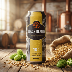 Cerveza en Lata de 330 ml y 500 ml, Marca Privada OEM, 12 % vol., 16 % vol., 18 % vol., 21 % vol., Cerveza con Alto Contenido de Alcohol, Cerveza Extra Fuerte, Cerveza Lager de Grano Puro - Product Image 3