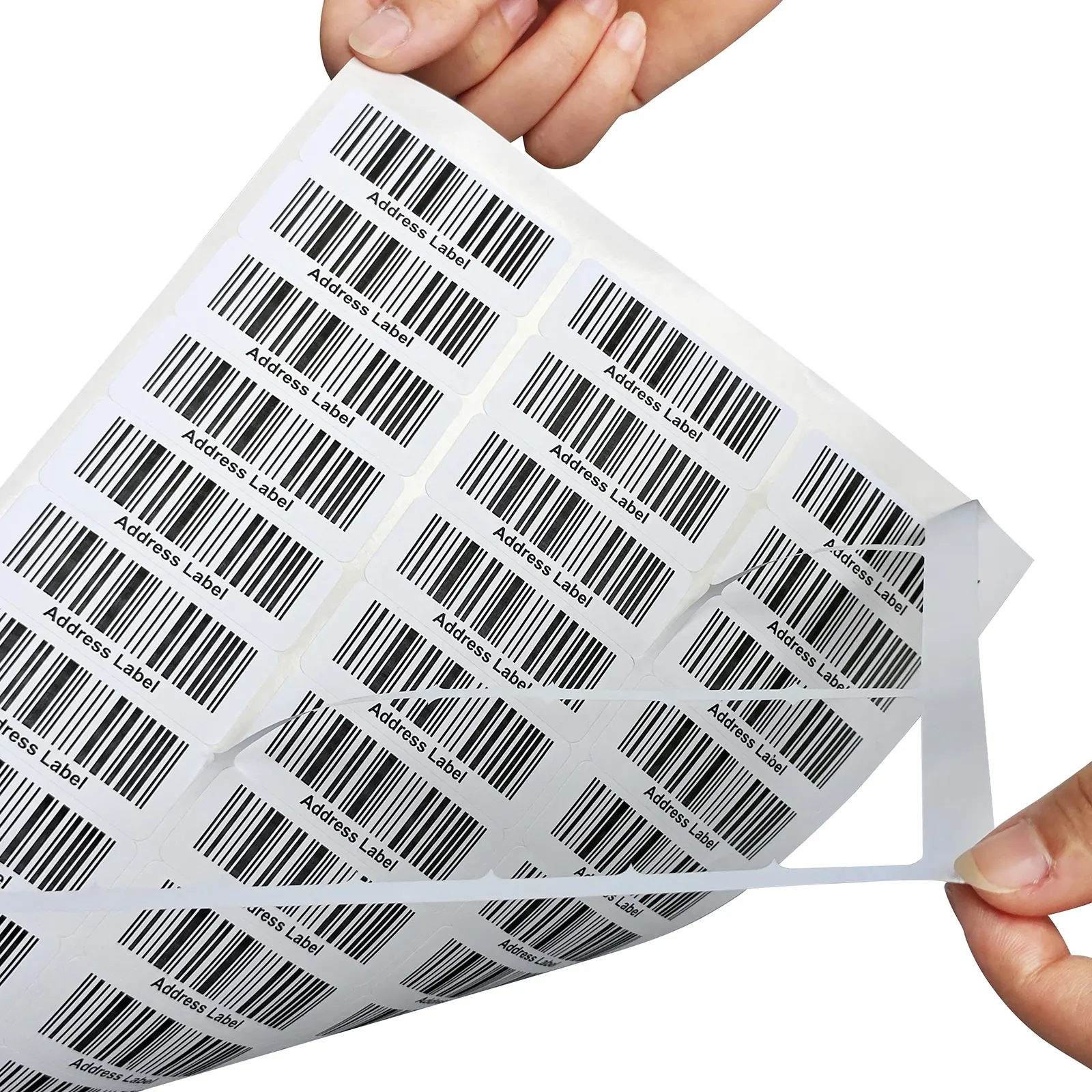 Factory Price A4 Sheet Adhesive Address Labels 30 Up Barcode Feature for Laser   Inkjet Printer Packages Shipping Labels