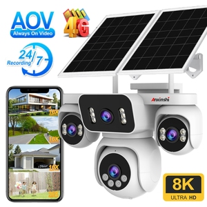 Cámara <span class=keywords><strong>de</strong></span> Seguridad Solar 4G AOV, Grabación <span class=keywords><strong>de</strong></span> Video 24/7, <span class=keywords><strong>Audio</strong></span> Bidireccional, Seguimiento Automático, Cámara PTZ Solar <span class=keywords><strong>de</strong></span> 12000 mAh, <span class=keywords><strong>Zoom</strong></span> <span class=keywords><strong>de</strong></span> 16X, Impermeable IP66 - Product Image 1