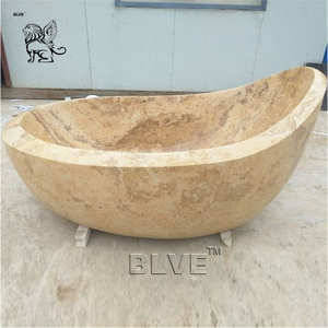 Günstige freistehende Outdoor Granit Massiv marmor Badewanne Naturstein Badewanne Zum Verkauf - Product Image 6