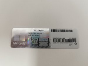 Chính hãng Win 11 Pro OEM giấy phép nhãn dán 11 Pro coa nhãn dán 11 Pro Nhãn dán nhãn Vận chuyển nhanh - Product Image 2