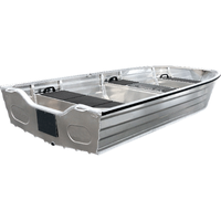 Bateau à rames en aluminium Kinlife de 15 pieds, certifié CE, en alliage d'aluminium, avec console centrale, couleur personnalisée, garantie 5 ans