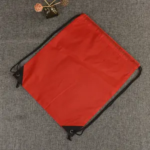 Bolsa para laptop com cordão personalizado de material poliéster Bolsa para homens Bolsa com cordão
