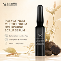 Sérum Capillaire Naturel OEM pour la Croissance des Cheveux et le Cuir Chevelu, Emballage Personnalisé, Tonique Capillaire Herbal avec He Shou Wu pour Marques et Distributeurs