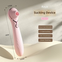 Mini-Saug-Vibrationsmassagestab Starke Vibration Wasserdichtes Silikon + ABS Persönliches Lustspielzeug für Frauen