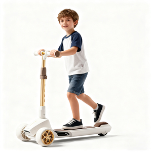 Vente en gros 2025 Trottinette à 3 roues pour enfants avec éclairage LED, cadeau de fête d'Halloween, produit pas cher pour enfants et bébés, trottinettes pour enfants - Product Image 4