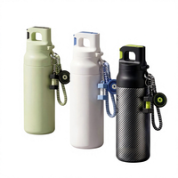 Bouteille d'eau isotherme à double paroi 30oz, anti-fuite, pour les sportifs, la course à pied, la salle de sport, approuvée par la FDA, sans BPA, support ODM