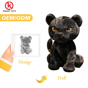 Phim Hoạt Hình Độc Đáo Màu Đen Động Vật Đồ Chơi Thiết Kế Mới Tùy Chỉnh Halloween Đáng Sợ Mèo Đồ Chơi Sang Trọng - Product Image 1
