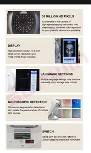 Analyseur de visage et de peau intelligent professionnel 2026, piloté par l'IA, 36 millions de pixels, imagerie 3D avec analyse multispectrale - Product Image 5