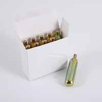 Bouteille de gaz CO2 en acier Keloni 12g de qualité supérieure, plaquée zinc, 60 bars, équipement commercial pour restaurants, cafés, boissons, cartouche