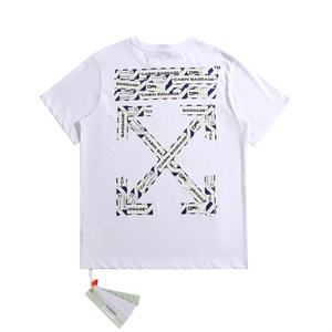 เสื้อยืดทรงหลวมสไตล์วินเทจสุดเทรนดี้สำหรับผู้ชายและผู้หญิงไซส์พลัส ลายฟอยล์สีทองรูปธนู [Long Rope] - Product Image 6