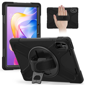 Tablet zırh vaka 360 dönebilir 3 katmanlı çok fonksiyonlu durumda PC silikon omuz el kayışı yumuşak Film kapak Redmi için ped 2 - Product Image 2