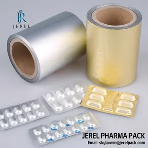 Tablets Packaging Foil JEREL Tablet Capsule Packaging Ptp Aluminum Foil Pack Medic Pack Aluminum Foil