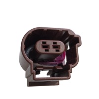 Conector genuino sellado FEP para sensor de temperatura de gases de escape, de 2 vías, codificación marrón II, enchufe impermeable para válvula EGR VAG, a granel