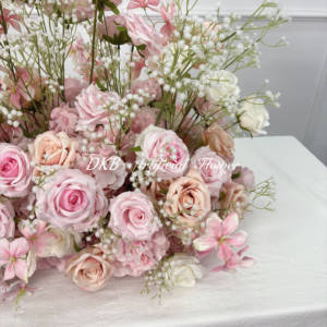 Decorazioni Floreali Artificiali di Rose Moderne e di Lusso Personalizzate all'Ingrosso, Centrotavola Fatto a Mano per Matrimoni e Festa della Mamma - Product Image 4