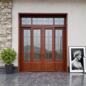 Porta in <span class=keywords><strong>Alluminio</strong></span> Serie 120 Stile Retrò, Porta per Patio e Balcone a Doppio Vetro con Isolamento Termico - Product Image 4