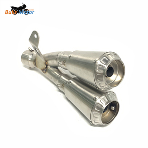 Sistema di Scarico Completo per Moto <span class=keywords><strong>CF</strong></span> MOTOR 450SR Tubo di Scarico in Acciaio Inox Doppio Slip-on - Product Image 4