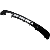HC usine en gros ABS noir brillant gauche simple tuyau d'échappement arrière lèvre séparateur diffuseur pour BMW série 3 F30 berline 2012-2018