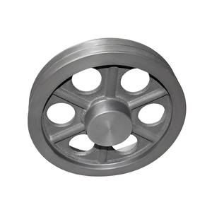 Poulie à double gorge en fer de type B pour courroie trapézoïdale avec boss et <span class=keywords><strong>crochet</strong></span> pour applications moteur OEM - Product Image 1