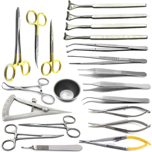 Ensemble d'instruments de chirurgie plastique de précision en acier inoxydable, ciseaux et pinces chirurgicales disponibles à prix raisonnable - Product Image 1