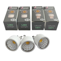COB G9 Ampoule LED G4 3W 220V Capteur de projecteur en céramique Non Dimmable Bi Pin Base Pendentif Mur Plafond Éclairage Lustre Maison AC