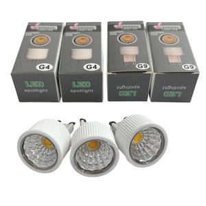 COB <span class=keywords><strong>G9</strong></span> <span class=keywords><strong>Ampoule</strong></span> <span class=keywords><strong>LED</strong></span> G4 3W 220V Capteur de projecteur en céramique Non Dimmable Bi Pin Base Pendentif Mur Plafond Éclairage Lustre Maison AC - Product Image 1