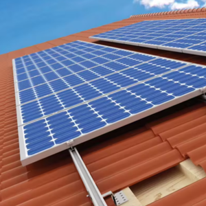 Structure en aluminium pour panneaux solaires photovoltaïques, système de montage <span class=keywords><strong>sur</strong></span> toit pour panneaux solaires - Product Image 1