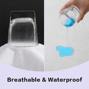 Protège-<span class=keywords><strong>matelas</strong></span> imperméable hypoallergénique et anti-acariens, drap-<span class=keywords><strong>housse</strong></span> personnalisé, vente chaude - Product Image 4