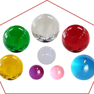 定制树脂装饰透明亚克力球七彩球家居装饰亚克力球